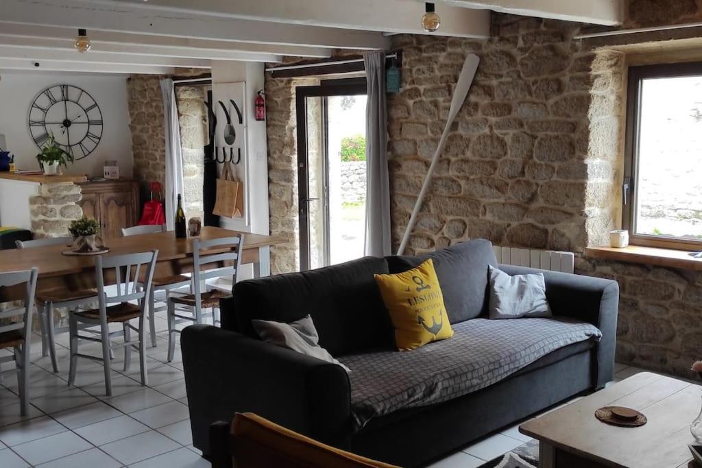 Maison De Pecheur Bord De Mer Bois Et Pierre 6-8 Pers Plobannalec 外观 照片