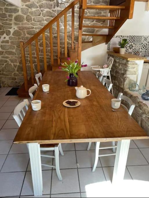 Maison De Pecheur Bord De Mer Bois Et Pierre 6-8 Pers Plobannalec 外观 照片